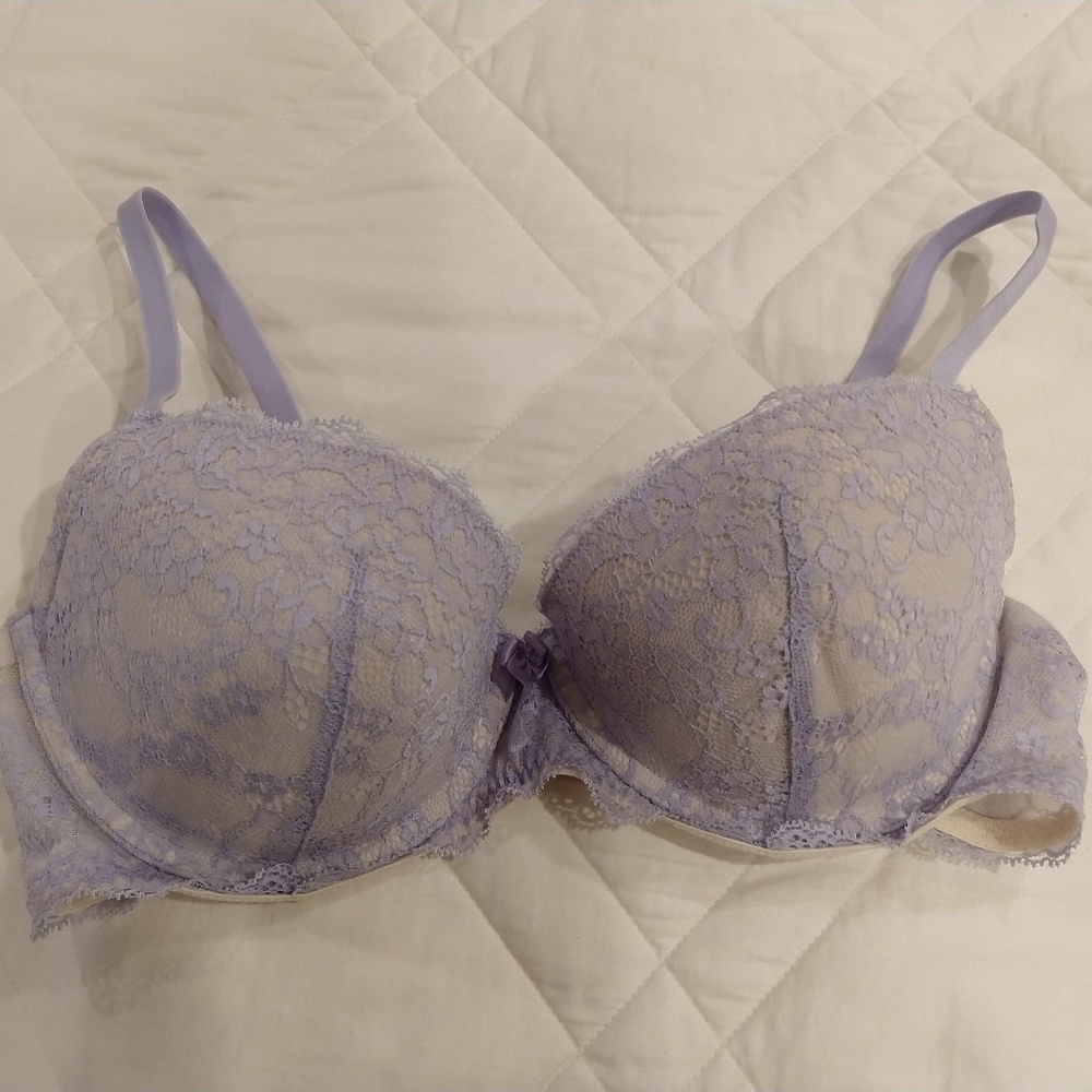 Gilligan & O'Malley Lace Push-Up Bra 36D